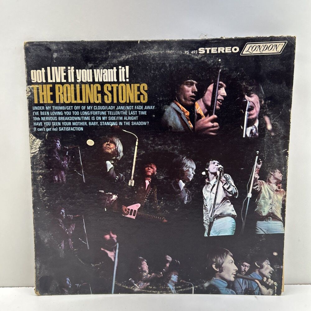 The Rolling Stones Got Live If You Want It Vinyl‎ Record